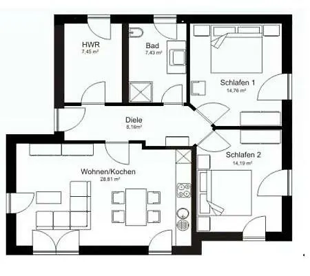 Refugium Apartment *