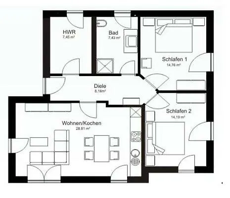 Refugium Lägenhet *